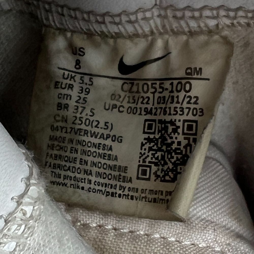 Womens Nike Blazer White Mid Vintage Leather Athletic Shoes Sneakers‎ Size 8 M - Picture 9 of 9
